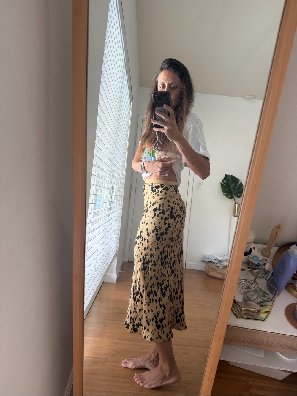Anine Bing Printed Midi Skirt - Picture 2 of 8